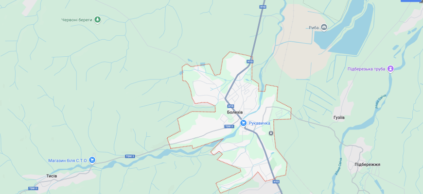 Карта Болехова онлайн - Google Maps