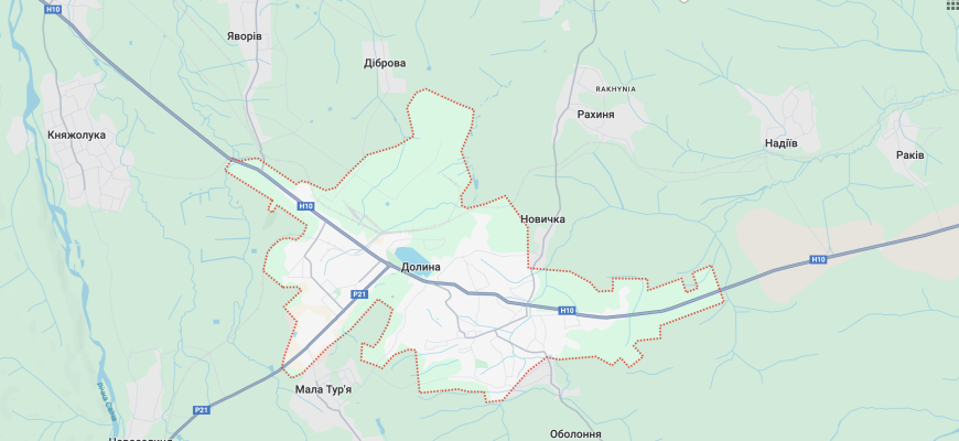 Карта Долини онлайн - Google Maps