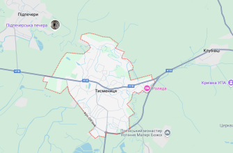 Карта Тисмениці онлайн - Google Maps