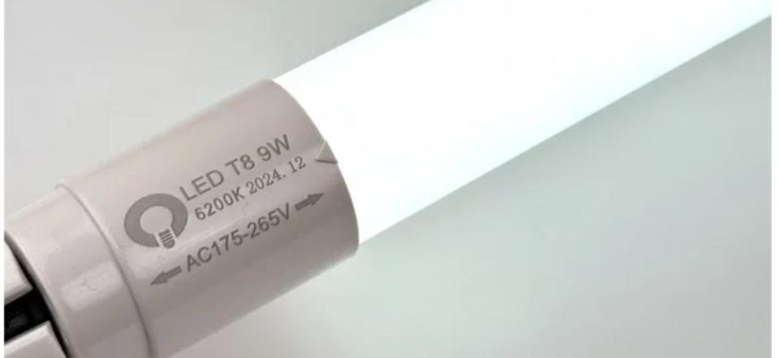 Линейные светодиодные лампы Т8: современный формат освещения