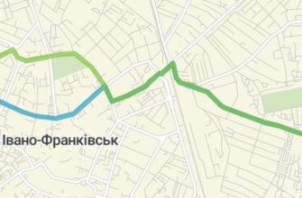 Маршрут 42 Івано-Франківськ 42 маршрутка (вул. Гната Хоткевича – вул. Тичини), схема руху, розклад